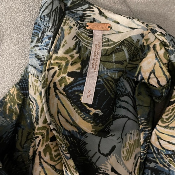 Free People Blue Pattern Mini Dress - Picture 3 of 4